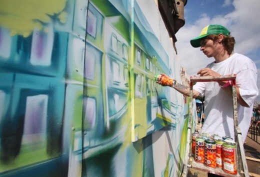 Уличное граффити становится доходным делом