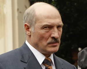 Belarus' President Lukashenko speaks to reporters after a meeting with the Knights of Malta at their headquarters in Rome