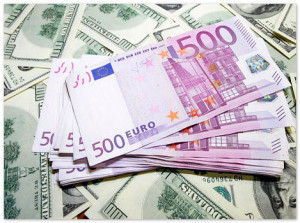 Евро оптимистично добрался до отметки в 1,35 доллара.