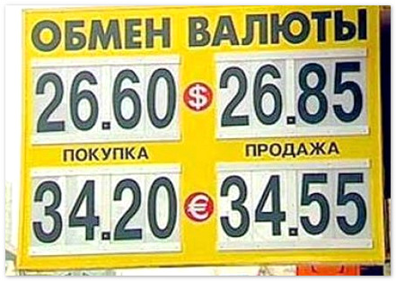 Пункты обмена валюты в СПб