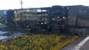 В ДТП с автобусом, следующим из Самары в Ижевск, погибло 14 человек