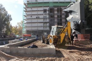 В Самаре идёт ремонт фонтана «Красное знамя»