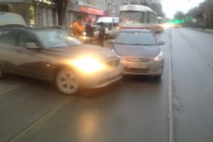 Во вторник утром в Самаре произошло два ДТП с участием трамваев