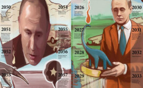 Безумный календарь про Путина нарисовал художник из Перми