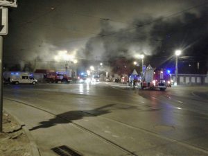 В центре Самары 80 человек тушили крупный пожар