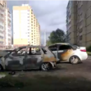 В Засвияжье сгорело две машины