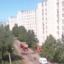 в Ульяновске загорелся техэтаж жилого дома