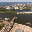 В Самаре завершился очередной этап строительства Фрунзенского моста